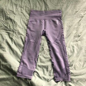Gymshark Energy+ Seamless Crop Leggings - Lavender